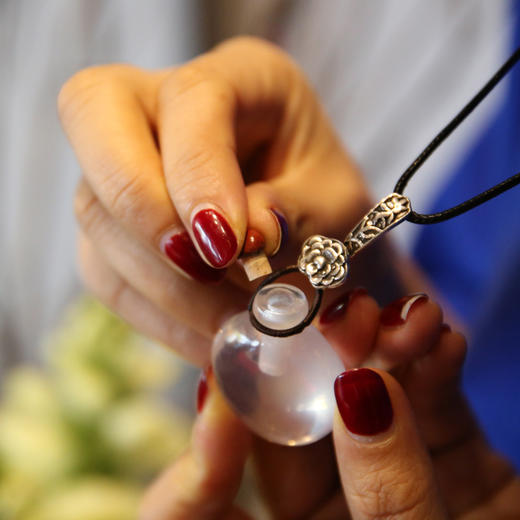 精油扩香项链 如意圆满 白月光石扩香项坠 商品图4