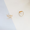 SpoiledBart Jewelry 进口14K注金 原创设计 天然橘玛瑙 戒指 商品缩略图0