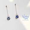 SpoiledBart Jewelry 进口14k注金 原创设计 天然蓝晶石耳钉 商品缩略图0