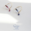 SpoiledBart Jewelry 进口14K注金 原创设计 天然蓝宝石 戒指 商品缩略图4