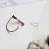 SpoiledBart Jewelry 进口14K注金 原创设计天然红宝石 戒指 商品缩略图0