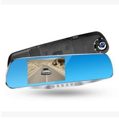 【行车记录仪】。新款高清双镜头行车记录仪1080P后视镜记录仪4.3寸车载广角 商品图1