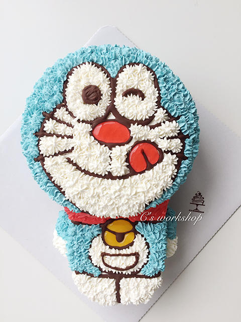 立体全身叮当猫/哆啦A梦 忌廉蛋糕（默认自提，收费配送请联系客服） 商品图0