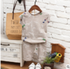 【童装】夏季新款童装 满印铅笔纯棉儿童短袖短裤套装 韩版男女童套装 商品缩略图0