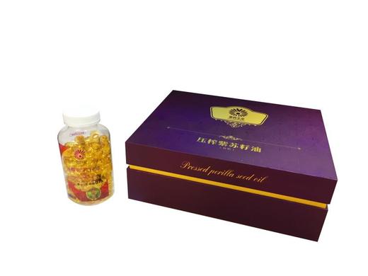 桦南仙紫有机紫苏籽油礼盒包装5ml*60粒*2瓶 商品图1