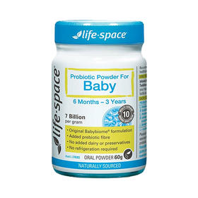 现货 life space婴儿益生菌粉60g 6个月-3岁