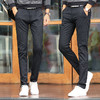 【服饰鞋包】。春夏新款男式休闲裤修身格子休闲裤男青年中腰爆款休闲长裤子男装 商品缩略图0