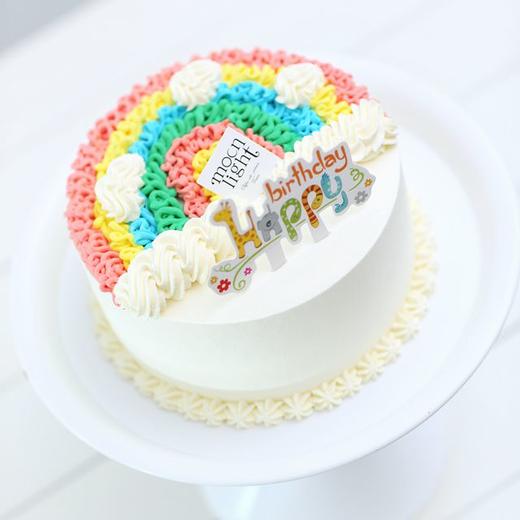 彩虹世界奶油水果蛋糕 商品图0