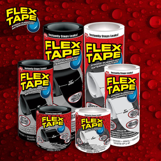  美国 Flex Tape 超强防水粘贴胶布强力胶带 应急封堵漏洞用 商品图0