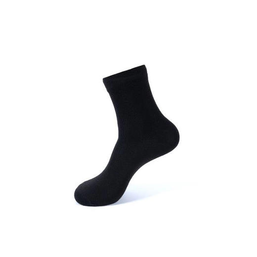 旅行袜  一次性袜子不用洗的日抛袜 四季款黑色中筒（7双） 商品图2