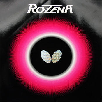 蝴蝶BUTTERFLY ROZENA（06020）罗泽娜罗泽纳 玫瑰套胶 涩性反胶乒乓球套胶 商品图0