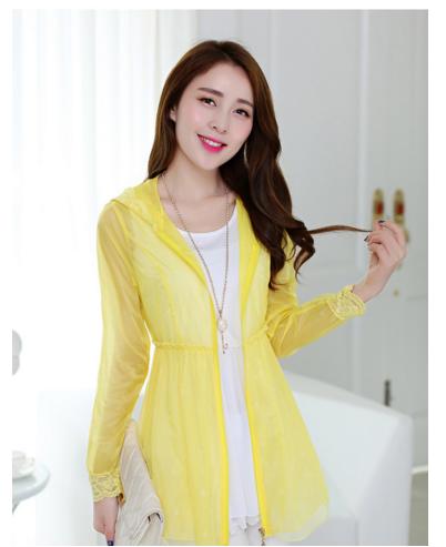 CQ8802韩版长袖蕾丝沙滩防紫外线外套 商品图1