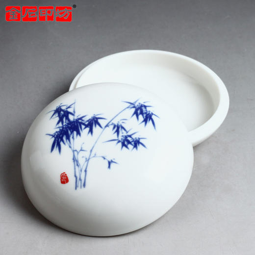 金石印坊 精品梅兰竹菊印泥盒印泥缸 加固防震特制包装 商品图3