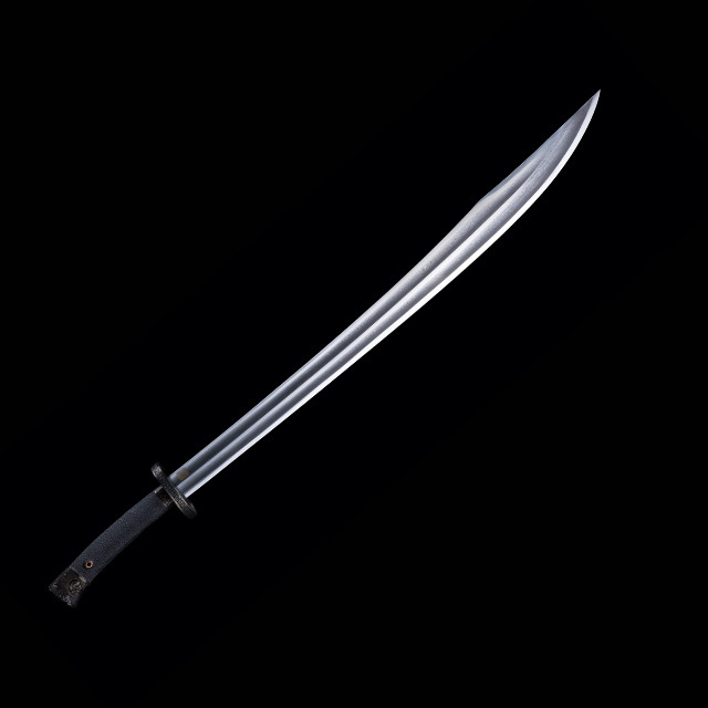 剑村.鱼皮牛尾刀