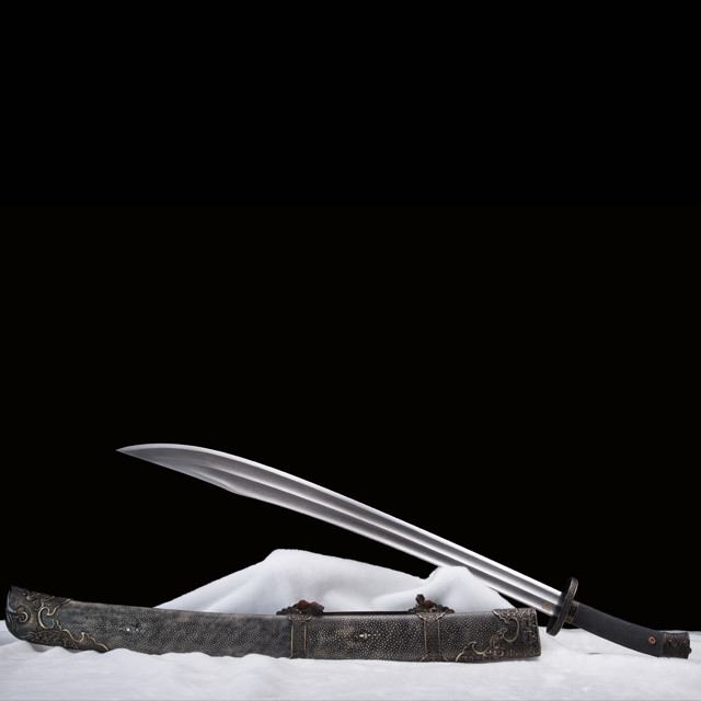 剑村.鱼皮牛尾刀