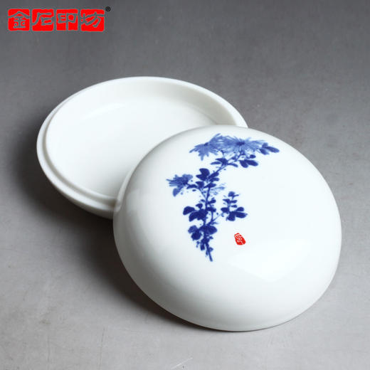 金石印坊 精品梅兰竹菊印泥盒印泥缸 加固防震特制包装 商品图0