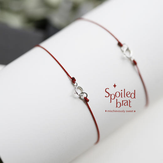 SpoiledBart Jewelry  logo牌 红绳手链 幸运红绳 手链 商品图4