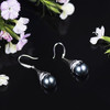「白天与黑夜」黑白钻黑珠耳坠 商品缩略图4