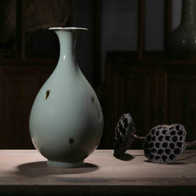 青瓷省大师张晞 2025青瓷柴烧 手工制作龙泉青瓷众筹