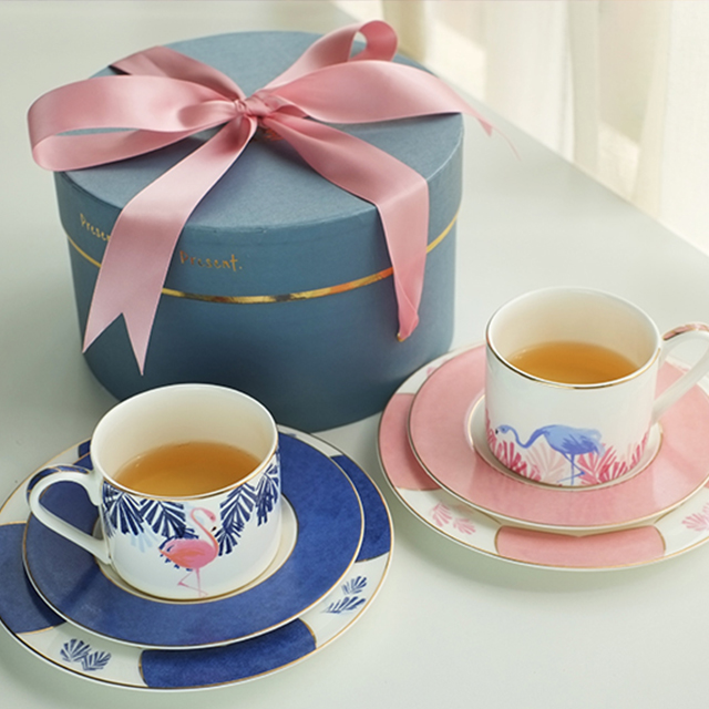 火烈鸟效应 小步舞曲 下午茶杯碟组（3色）