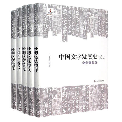 中国文字发展史 全5卷 魏晋南北朝文字卷+秦汉文字卷+商周文字卷+隋唐五代文字卷+民族文字卷 商品图0