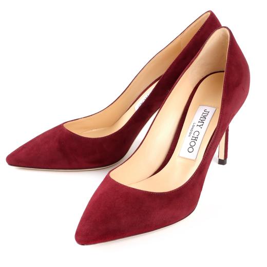 【体验券专区】jimmy choo新品酒红色高跟鞋