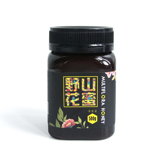 【野山花蜜】等蜂来天然野山花蜂蜜500g家庭装 商品图1