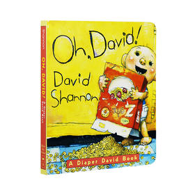 英文原版 Oh, David! David Shannon大卫香农系列大卫宝宝的故事：噢，大卫 纸板书