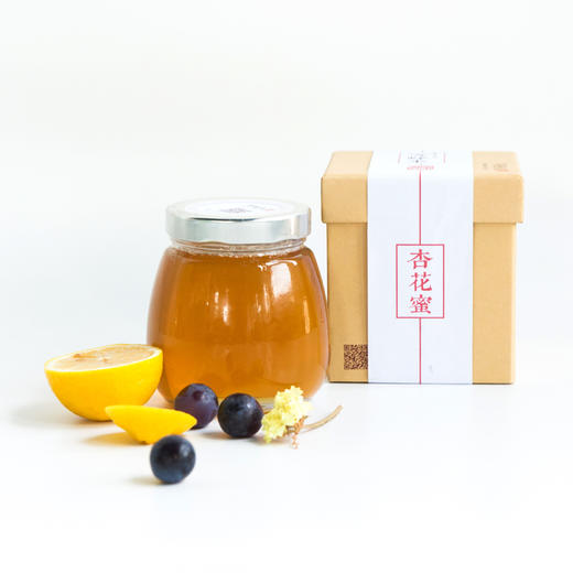 【杏花蜜】等蜂来天然杏花蜂蜜618g礼盒装，适合爱美女性，采自甘肃庆阳的天然蜂蜜 商品图1
