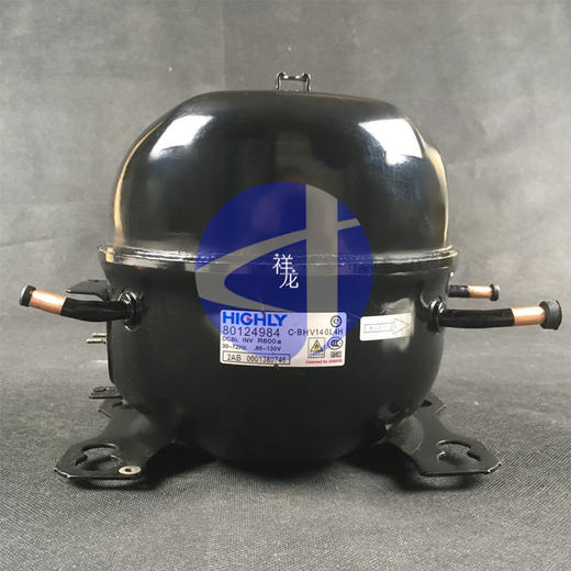 C-BHV140L4H R600A日立变频压缩机 30-72Hz 65-130V 货品代码30059 商品图0