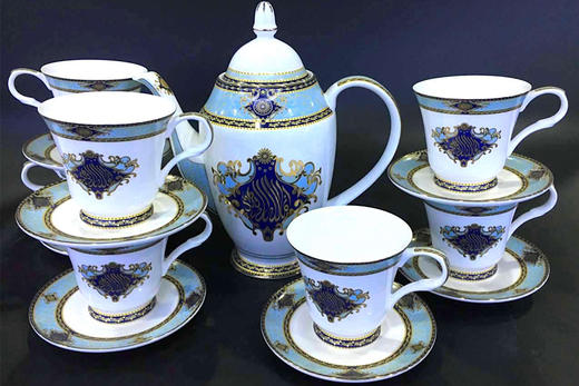 精品伊斯兰风格茶具套装系列，新月穆斯林瓷器 商品图7