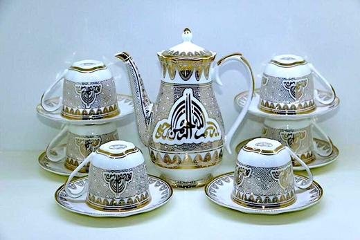 精品伊斯兰风格茶具套装系列，新月穆斯林瓷器 商品图5