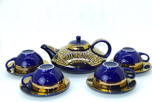 精品伊斯兰风格茶具套装系列，新月穆斯林瓷器 商品图3