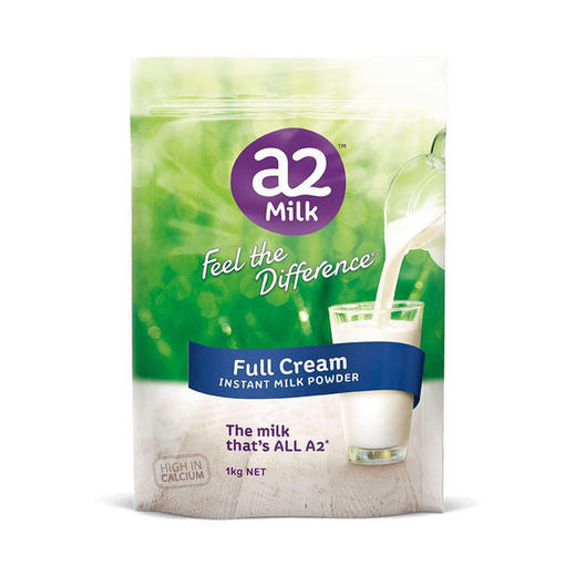 现货 A2成人全脂脱脂高钙奶粉1kg 商品图0