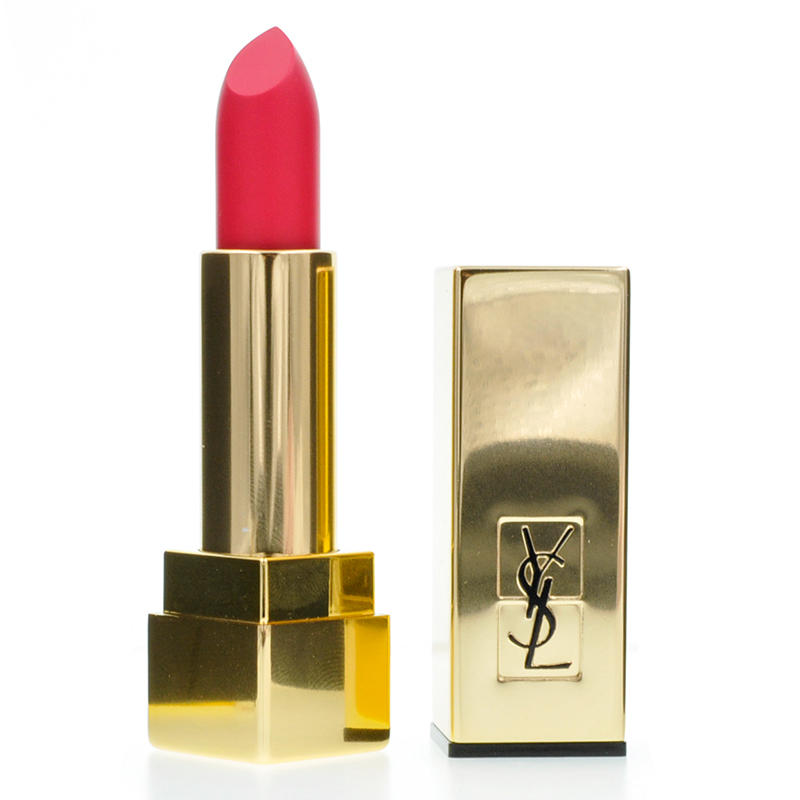 ysl 圣罗兰迷魅纯漾亮采口红(3.8g)211#粉调西瓜红 哑光 方管