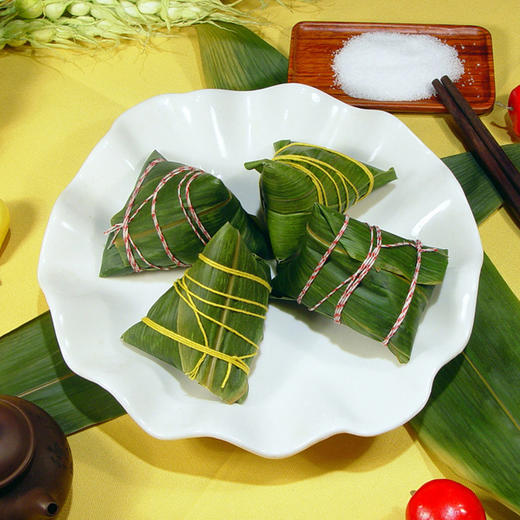 【端午粽子全国快递发货】 客家五香粽 袋装300g（150*2只） 商品图5