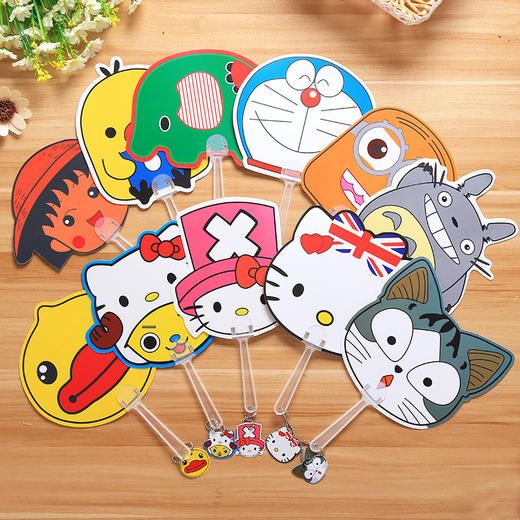 扇子塑料小扇子韩版小清新可爱卡通扇子清凉扇儿童手摇扇