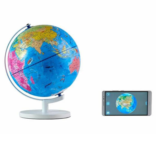 摩艾客ar地球仪3d 学生智能互动启蒙学习机