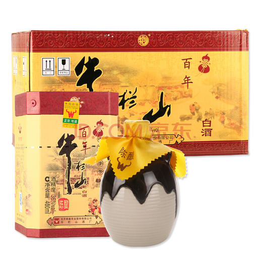 【推荐】牛栏山二锅头 百年牛栏山 百年陈酿 三牛 白酒 36度 400ml*6瓶 整箱 商品图0
