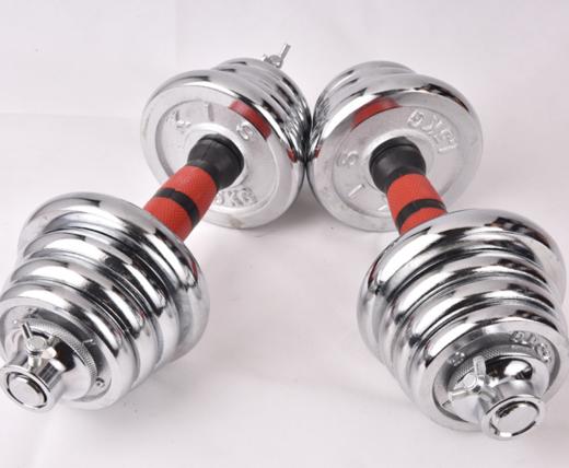 【运动装备】男女通用健身器材电镀哑铃 哑铃杠铃锻炼 商品图3