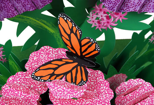 纸上生花，高端文艺礼品书，乐乐趣绘本立体书-花·愿　适度年龄：3＋　原价：198元 商品图5