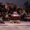 紫砂-宜兴徐夕萍半手工紫泥笑樱竹节壶 商品缩略图2