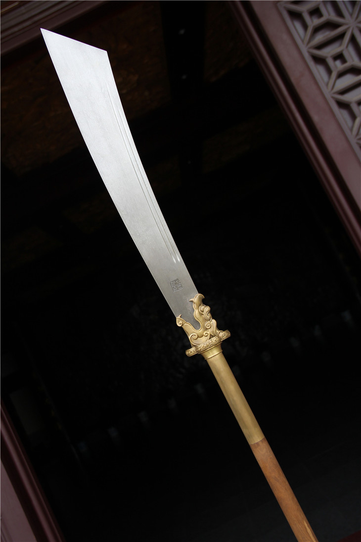 朴刀武术器械收藏大刀长刀龙泉沈广隆宝剑传统刀未开刃