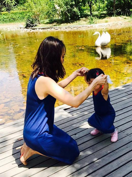 开司米丝系列 无袖领口撞色A字裙   儿童 商品图2