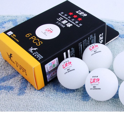 友谊729全运会 新材料3星无缝40+耐打乒乓球