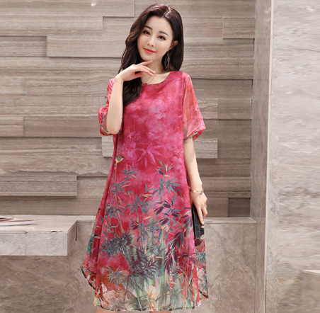 AL YYG82257 夏季甜美优雅中长款连衣裙