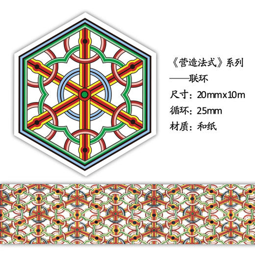 营造法式 和纸胶带 聯環 商品图0