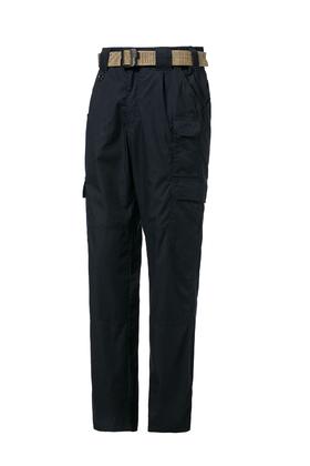 藏蓝格子布薄款作训服长裤