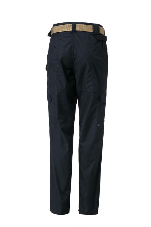 藏蓝格子布薄款作训服长裤 商品图2