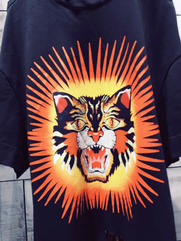 gg潮牌今日特价款老虎头短体桖